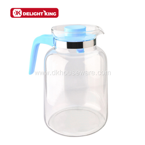 Hot Water Clear Glass Teapot Customizable Logo